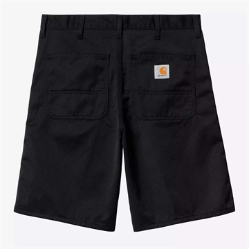 Carhartt WIP Simple Shorts Black Rinsed